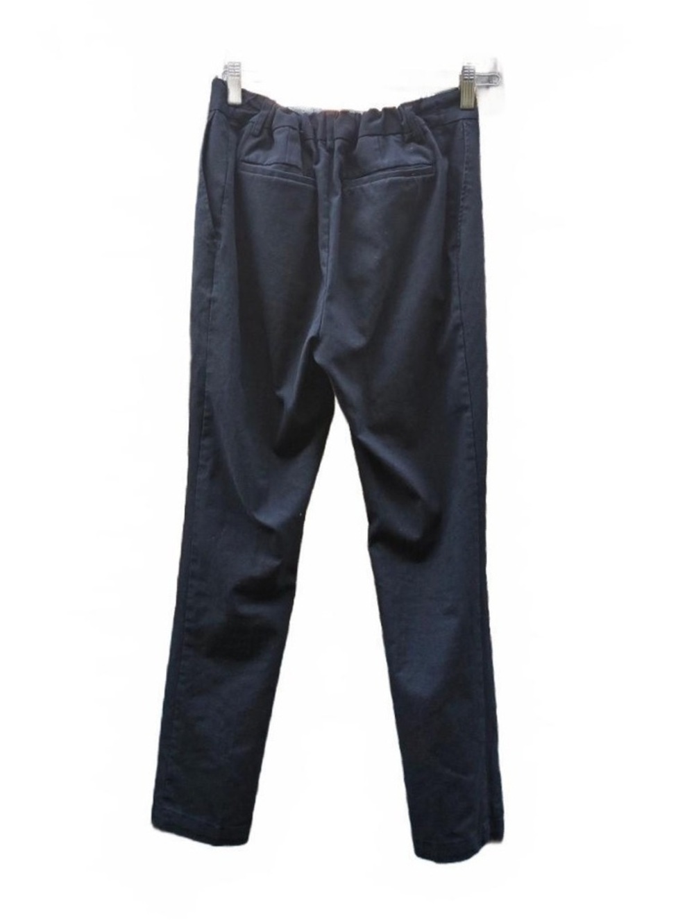 M&S Black Slim Leg Trousers - Adjustable Fits US Women 4 to 12 (Tag: Age 16-17)